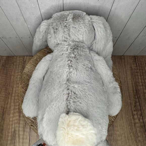 Jellycat Grey Bunny Bloom FAST SHIP NEW Jellycat Bashful Silver Bunny Bloom - Picture 7 of 9